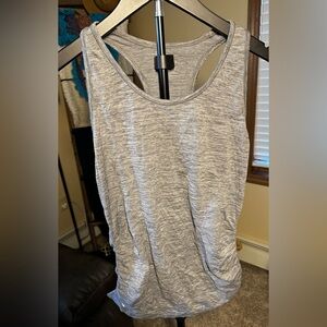 Women’s Athleta Heather Gray Racerback Tank Top
